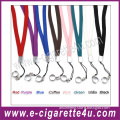 Colorful EGO Lanyard with Metal Ring, Electronic Cigarette Metal Ring Lanyard